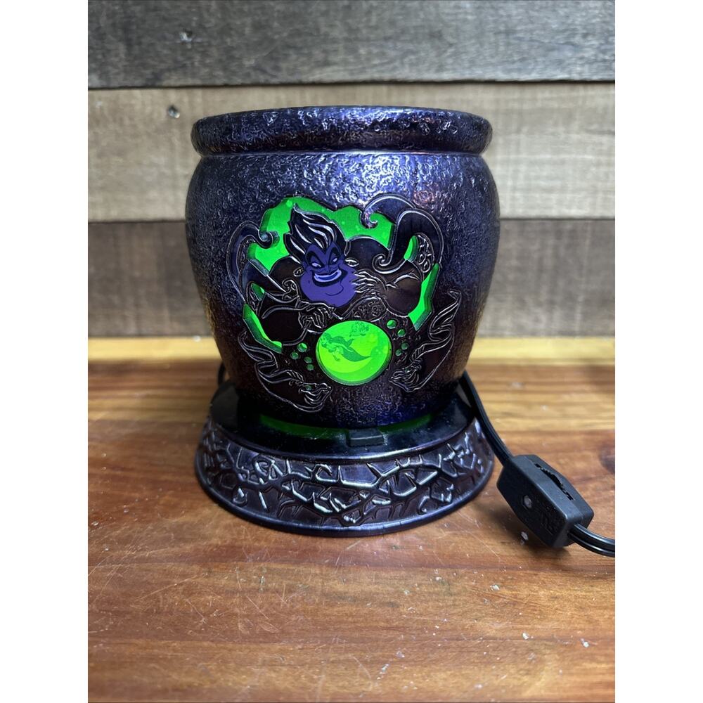 Scentsy Disney Villains Wax Warmer Ursula Maleficent Evil Queen In Box -scents